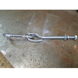 Swing hook holder with snap hook m10x190