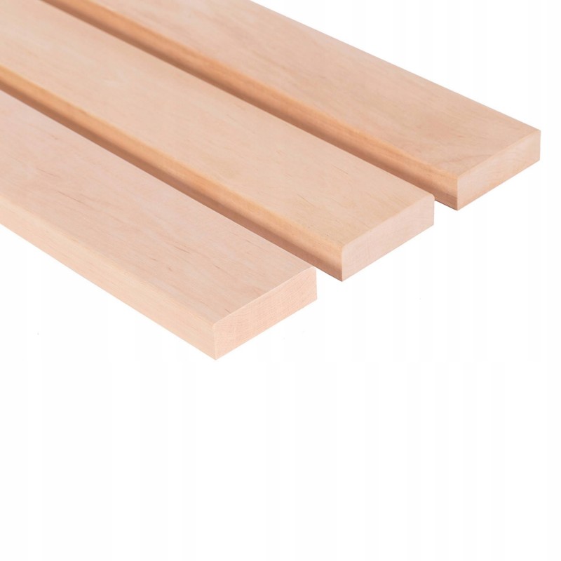 Unpainted alder bench board 60x8x3 cm.
