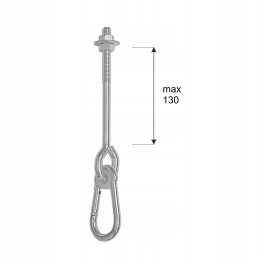 Sūpynių tvirtinimas - kablio tipas A - MHA