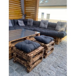 Pagalvėlė euro padėklų dekorui 40 x 40 x 8 antracitas