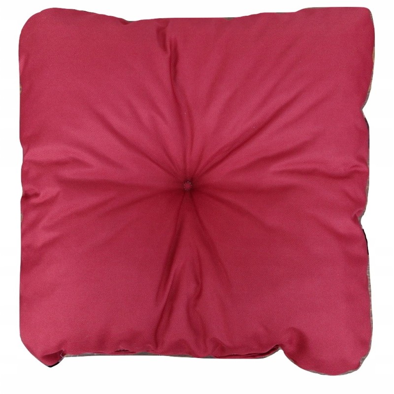 Pagalvė euro paletės dekorui 40 x 40 x 8 bordo