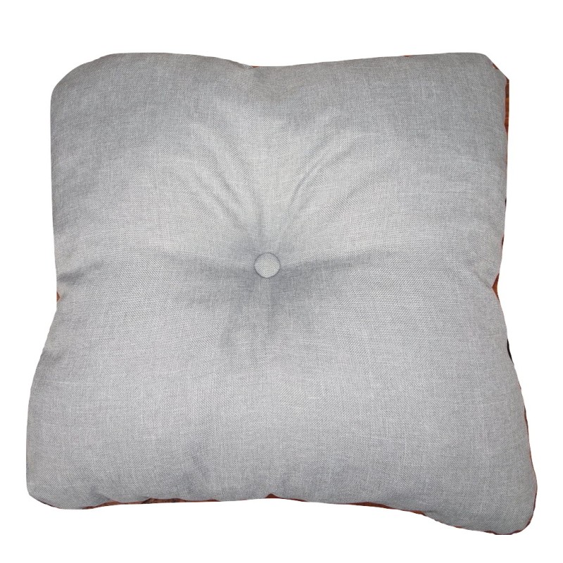 Dekoro pagalvė 40 x 40 x 8 pilka k23