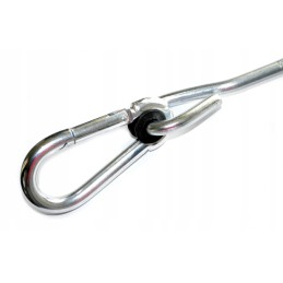 Sūpynių kablio laikiklis su karabinu m10x190mm