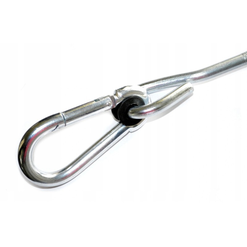 Sūpynių kablio laikiklis su karabinu m10x190mm