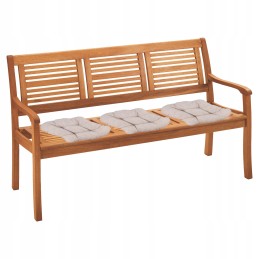 Sodo kėdės pagalvėlė 38 x 38 cm smėlio spalvos