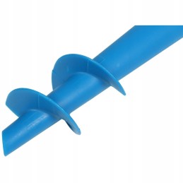 Plastmasas ieskrūvējama zila lietussarga stiprinājuma pamatne