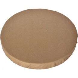 Apvalus pagalvės užvalkalas, 100% medvilnė, 32 cm kapučino