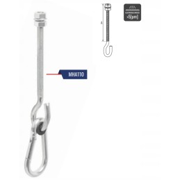 Sūpynių tvirtinimas m10 x 110 mm