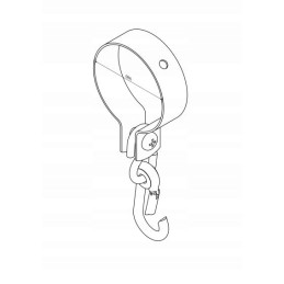 Spaustuvas, stropas, sūpynės tvirtinimo kronšteinas, ø 100 mm