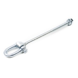 Sūpynių kabliukas su apkabomis 12x200