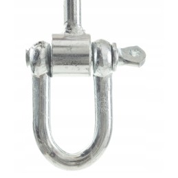 Sūpynių kabliukas su apkabomis 12x200