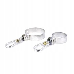 Sūpynių spaustukas su karabinu 100mm