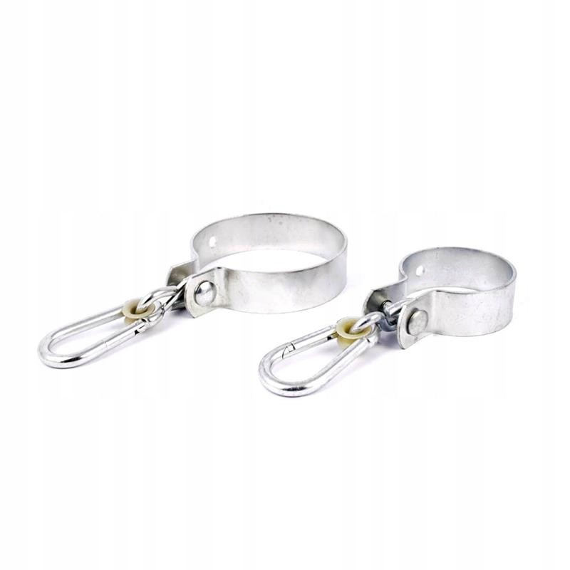 Sūpynių spaustukas su karabinu 100mm