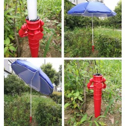 Beach umbrella/garden dryer stand with auger holder and anchor xxl