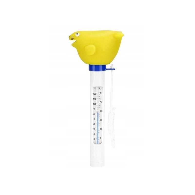 Plaukimo baseino termometras su plūduriuojančia virvele