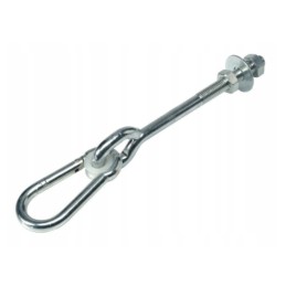 Sūpynių kabliukas, tvirtinimas hamake, M10 spaustukas 320mm + karabinas 100mm