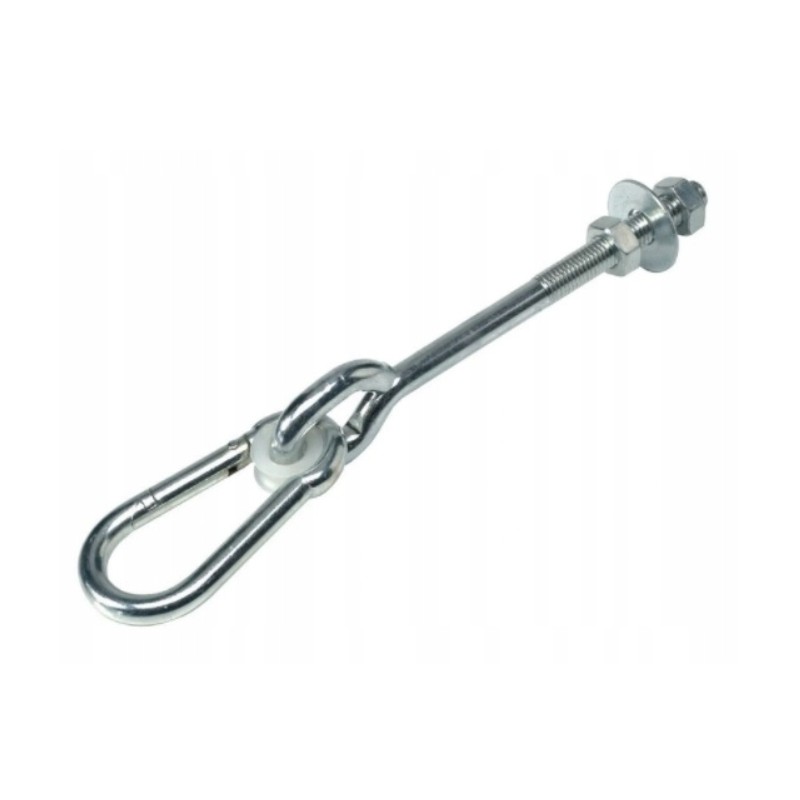 Sūpynių kabliukas, tvirtinimas hamake, M10 spaustukas 320mm + karabinas 100mm