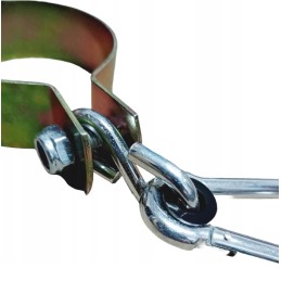 Sūpynių spaustukas, tvirtinimas kabliu, skersmuo 50 mm