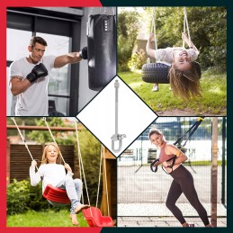 Tvirtinimo sūpynės su kabliu M10 hamako sūpynės 200 mm