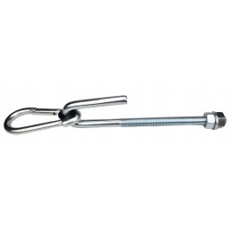 Kabliukas+karabinas m12x200 atviras kabliukas