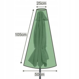 Sodo skėčio užvalkalas, pilkas skėčio užvalkalas
