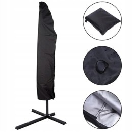 Sodo skėčio užvalkalas, pilkas skėčio užvalkalas