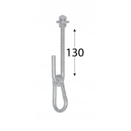 Kablio laikiklis, sūpynių tvirtinimas, stropas B M12 130mm