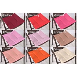 Terasinės kėdės pagalvėlė 38x38 be kaklaraiščių - spalvos