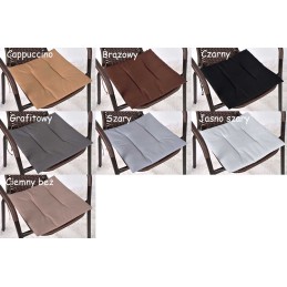 Terasinės kėdės pagalvėlė 38x38 be kaklaraiščių - spalvos