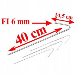 Inkariniai kaiščiai neaustiniam geotinkleliui