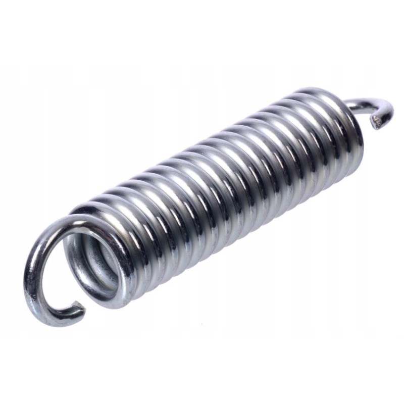 18 spiralių spyruoklė, padengta cinku.