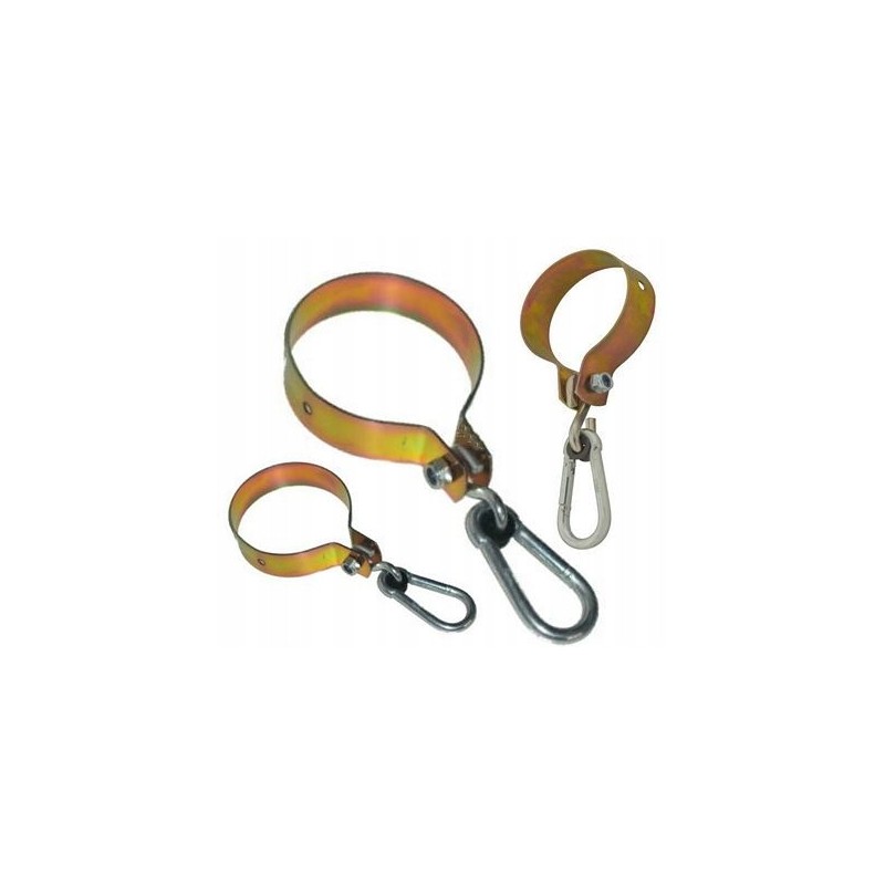 Gnybtų laikiklis, skirtas tvirtinti prie 100 mm svyruojančios sijos