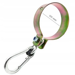 Sūpynių spaustukas, tvirtinimas kabliu, skersmuo 100 mm