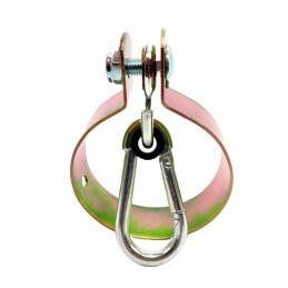 Sūpynių spaustukas, tvirtinimas kabliu, skersmuo 100 mm