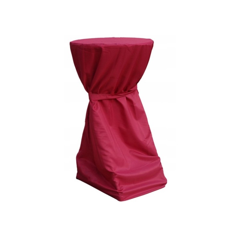 Staltiesės užvalkalas apvaliam sodo pokylių stalui, 70 cm, raudonas