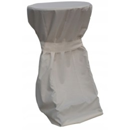 Apvalus sodo stalo užtiesalas, 90 cm, kreminis