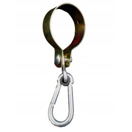 Kablio spaustukas hamako sūpynių tvirtinimui 50mm + kabliukas AGH sertifikatas