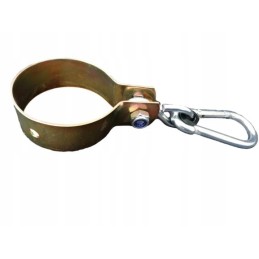 Kablio spaustukas hamako sūpynių tvirtinimui 50mm + kabliukas AGH sertifikatas