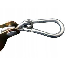 Kablio spaustukas hamako sūpynių tvirtinimui 50mm + kabliukas AGH sertifikatas