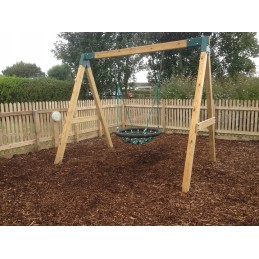 Sūpynių kablys su akiniais karabinu m12 mha110 cinkuotas domax