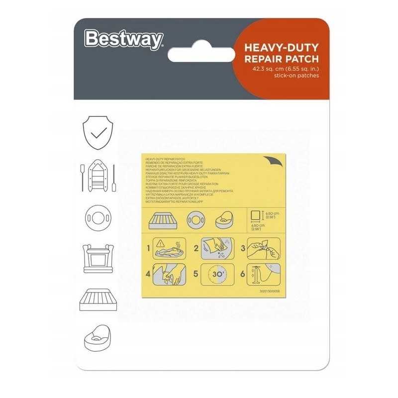 Vandeniui atsparūs taisymo pleistrai, skirti „bestway“ pripučiamiems daiktams