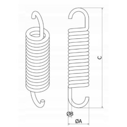 Spyruoklė sūpynėms ø6 7 zw fi.33x100