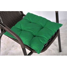 Surišta pagalvėlė terasos kėdei 35x35, tamsiai žalia
