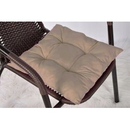 Surišta terasos kėdės pagalvė 35x35 tamsiai smėlio spalvos