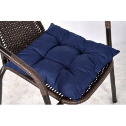 Surišta terasos kėdės pagalvė 35x35 tamsiai mėlyna