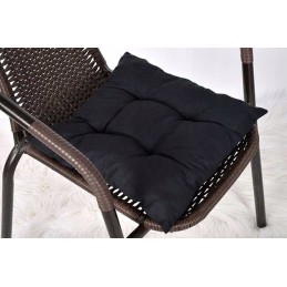 Surišta terasos kėdės pagalvė 35x35 juoda