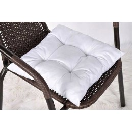 Surišta terasos kėdės pagalvė 35x35 balta
