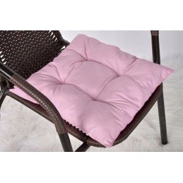 Surišta terasos kėdės pagalvėlė 35x35 šviesiai rožinė