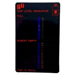 Dujų lygio indikatorius daugkartinio naudojimo 11 kg propano butano balione