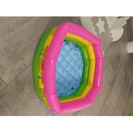 Vaivorykštinis baseinas vaikams intex 57107np 61x22 cm